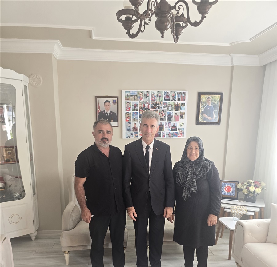 Kurban Bayramı arifesinde şehit ailemizi ziyaret ettik.